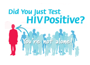 Diagnosed HIV test positive