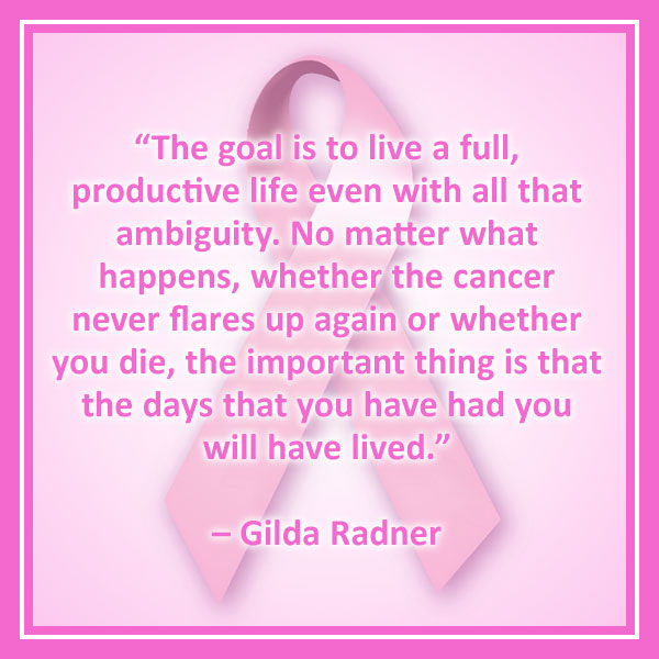 breast cancer awareness gilda