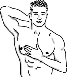 breast self exam male