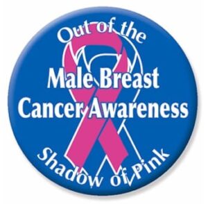 breast cancer in men button