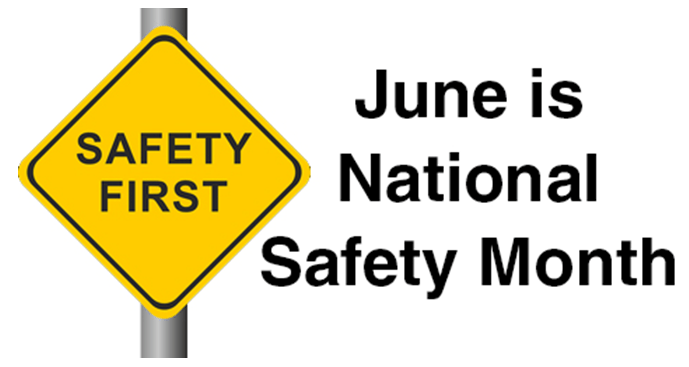 June is National Safety Month and safety begins with you! Here is an  infographic with statistics…