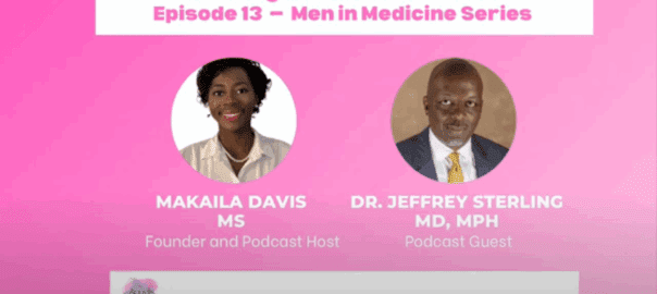 Podcast episode with host and guest speaker.