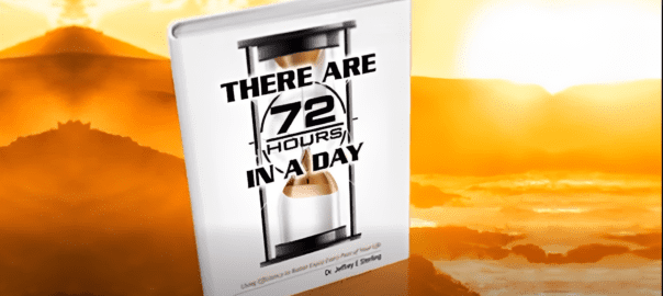 Book titled "72 Hours in a Day.
